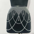 Women's Aluminum Chainmail Skirt Medieval Festival Renaissance Faire Costume