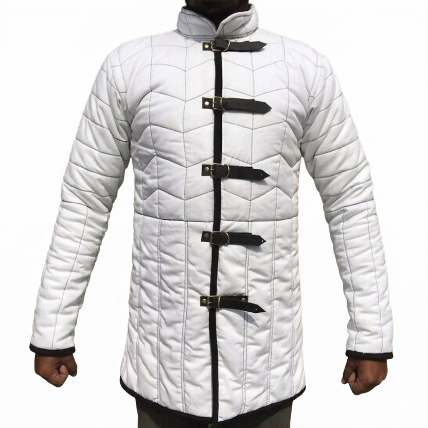 Medieval Cotton Quilted Gambeson Protective Armor Padding