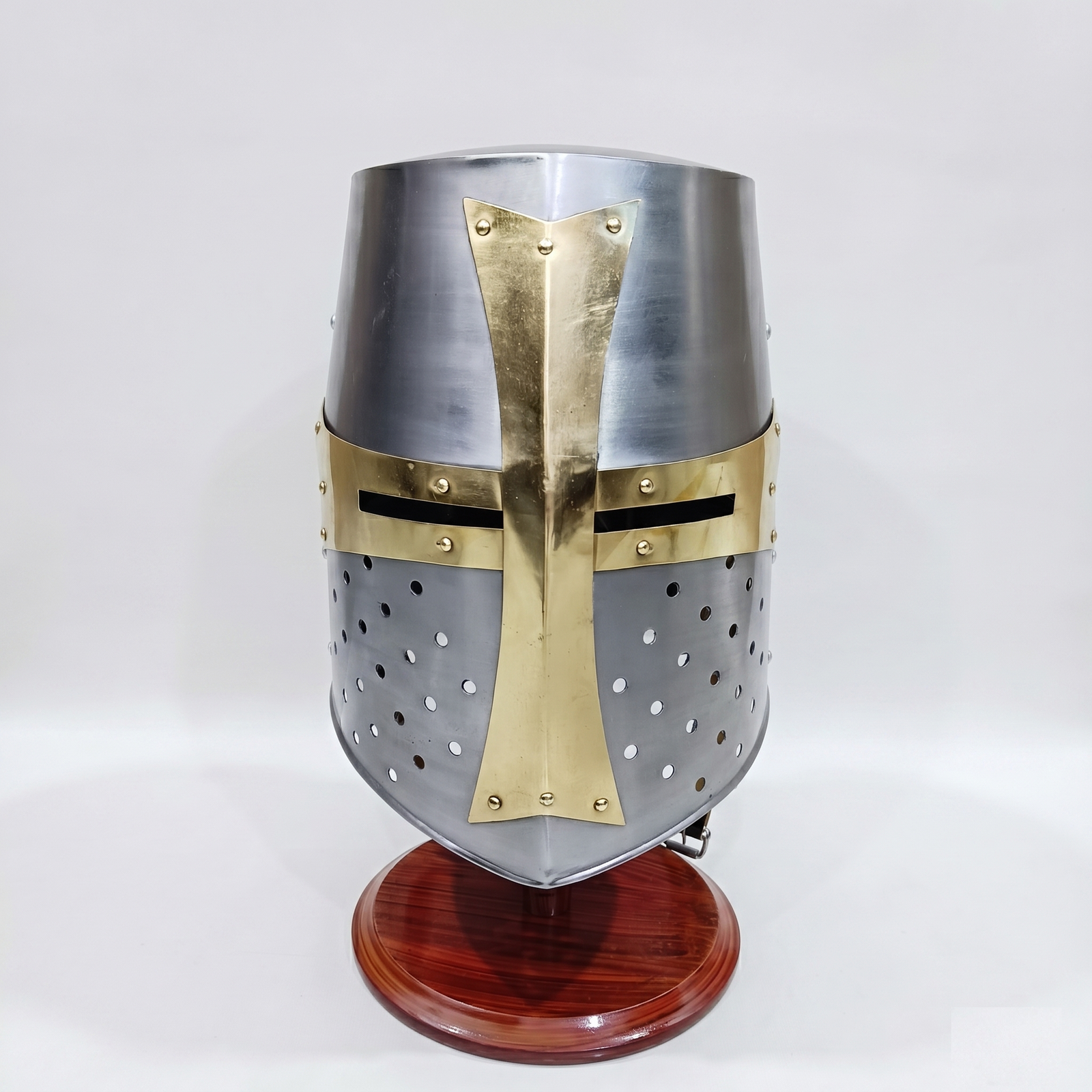 Templar Crusader Helmet Handmade Mild Steel Medieval Knight Armor