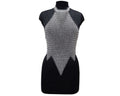 Medieval Chainmail Top for Women Aluminum Halter Bra Armor Cosplay Halloween Festival Outfit