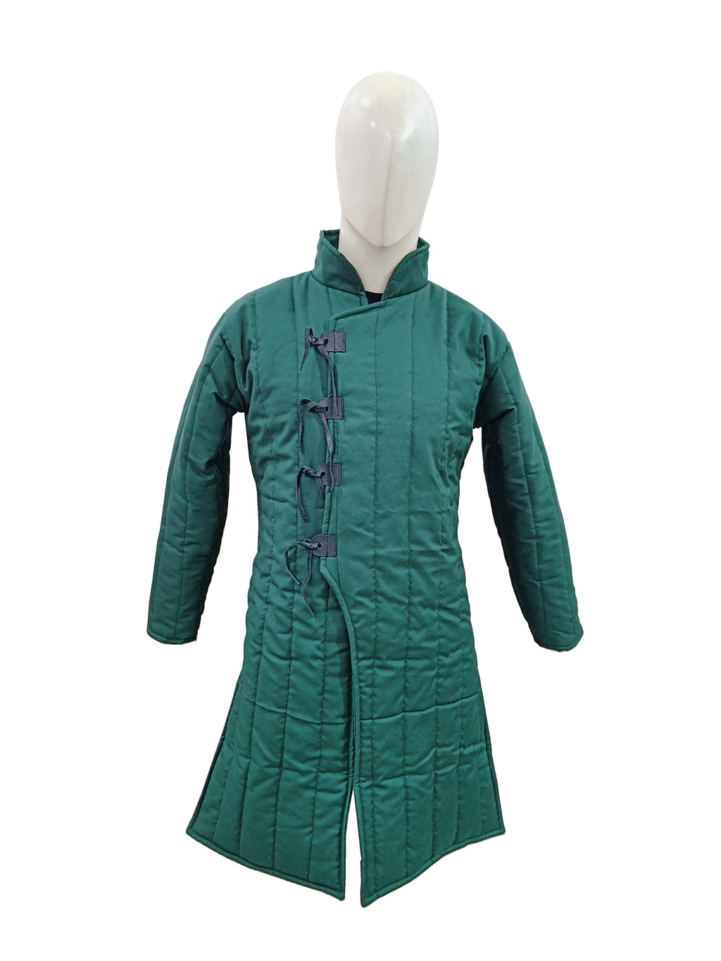 Medieval Cotton Padded Gambeson Long Length Full Sleeve Aketon Jacket
