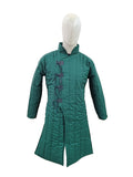 Medieval Cotton Padded Gambeson Long Length Full Sleeve Aketon Jacket