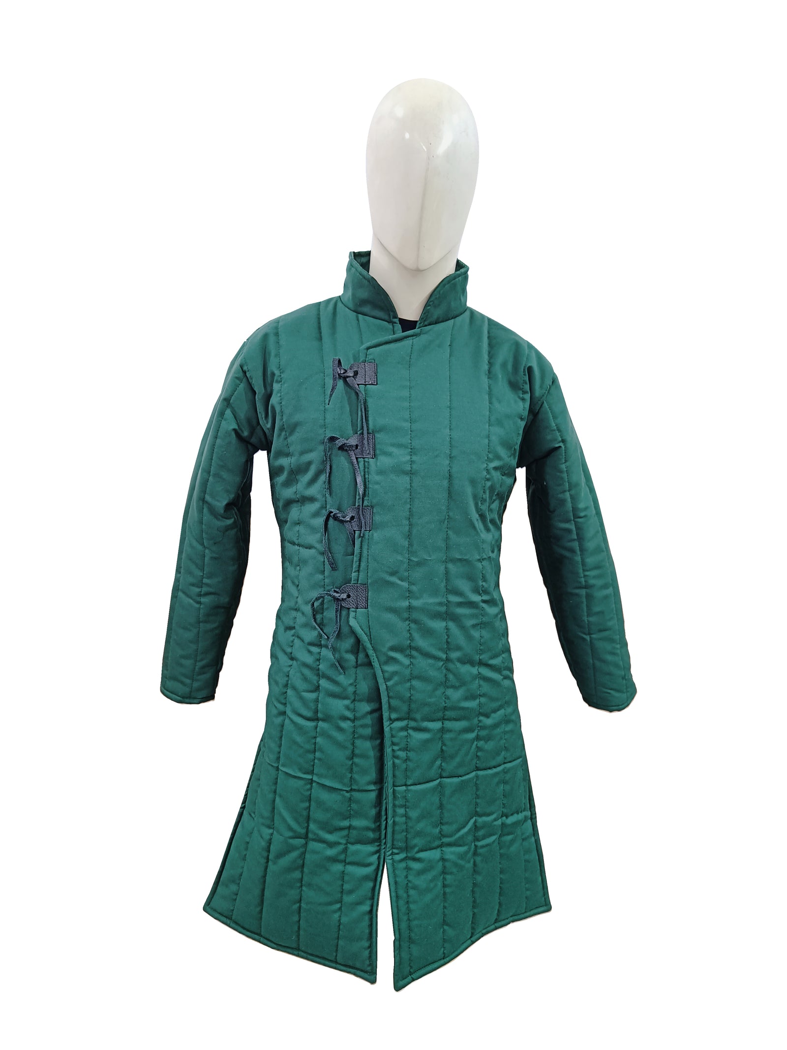 Medieval Cotton Padded Gambeson Long Length Full Sleeve Aketon Jacket