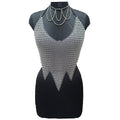 Handmade Aluminum Chainmail Top Fantasy Festival Outfit for Women Halloween Gift