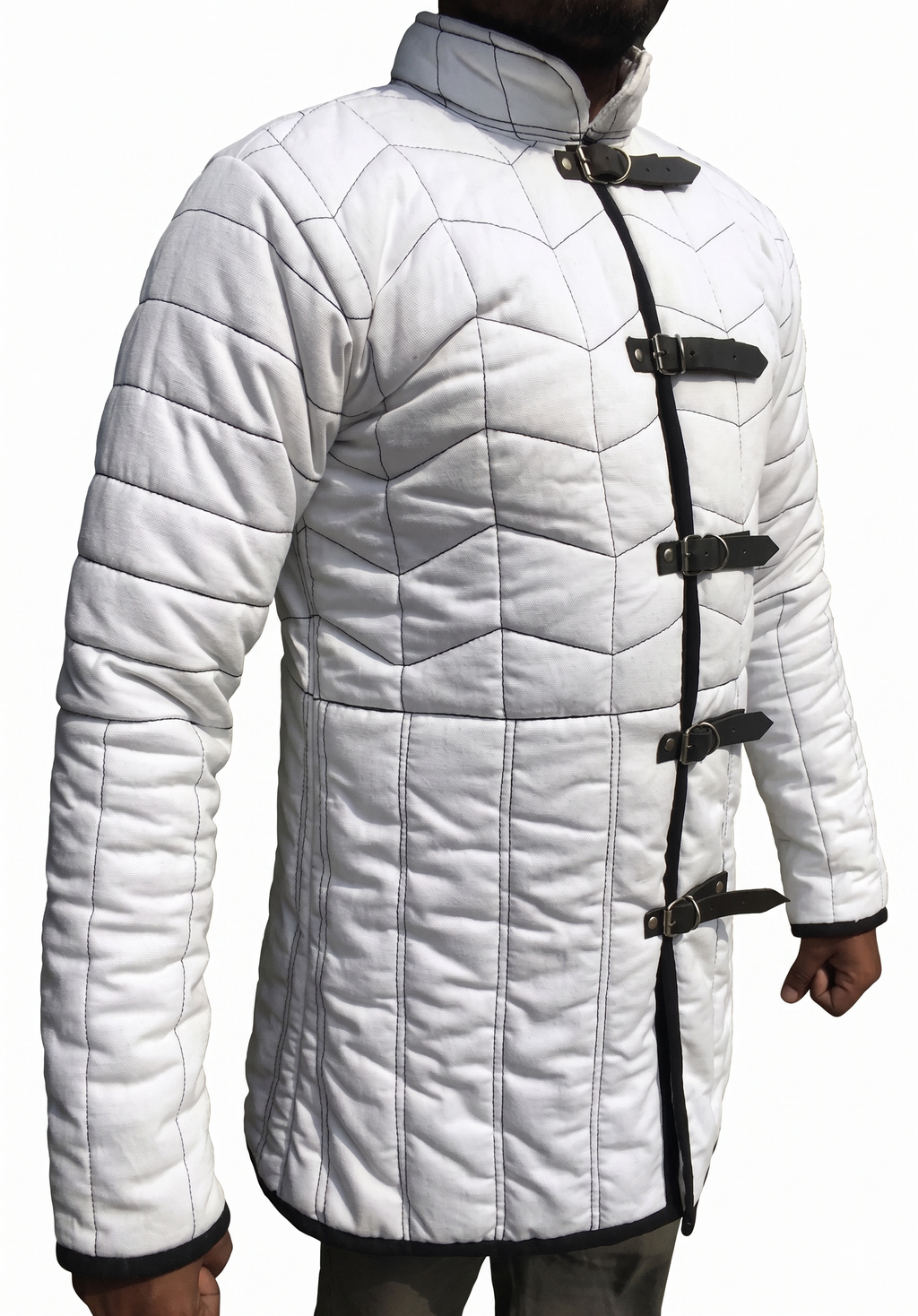 Medieval Cotton Quilted Gambeson Protective Armor Padding