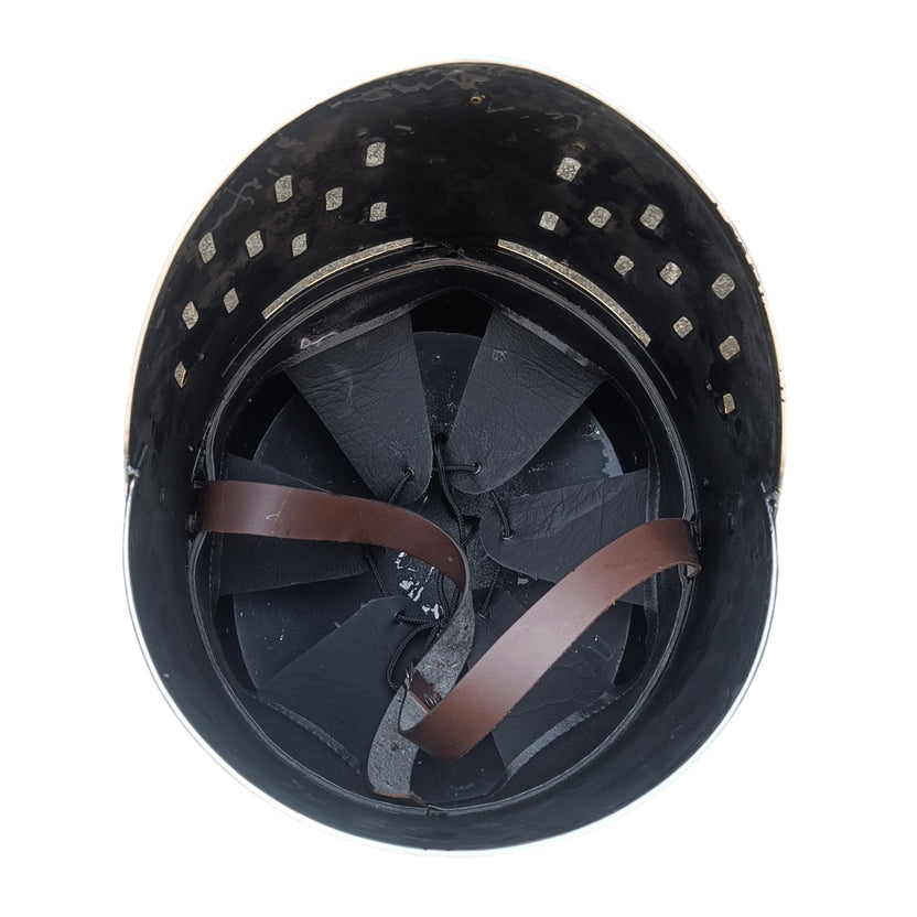 Medieval Templar Helmet with Brass Cross Design Crusader Knight Mild Steel Armor Helmet