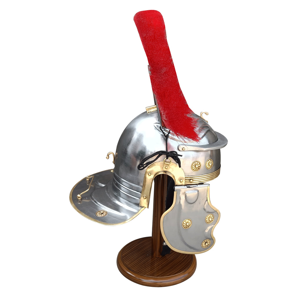 Roman Centurion Helmet Medieval Reenactment and Cosplay Armor