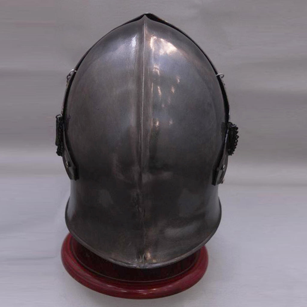 Antique Barbuta Helmet Handmade Medieval Knight Mild Steel Armor for LARP and Historical Display