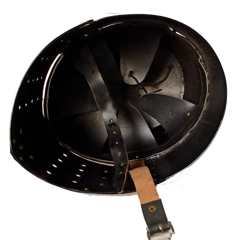 Medieval Black Templar Helmet with Brass Cross Design Crusader Knight Mild Steel Armor
