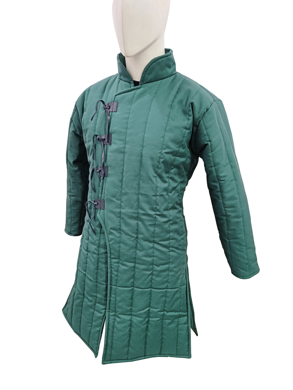 Medieval Cotton Padded Gambeson Long Length Full Sleeve Aketon Jacket