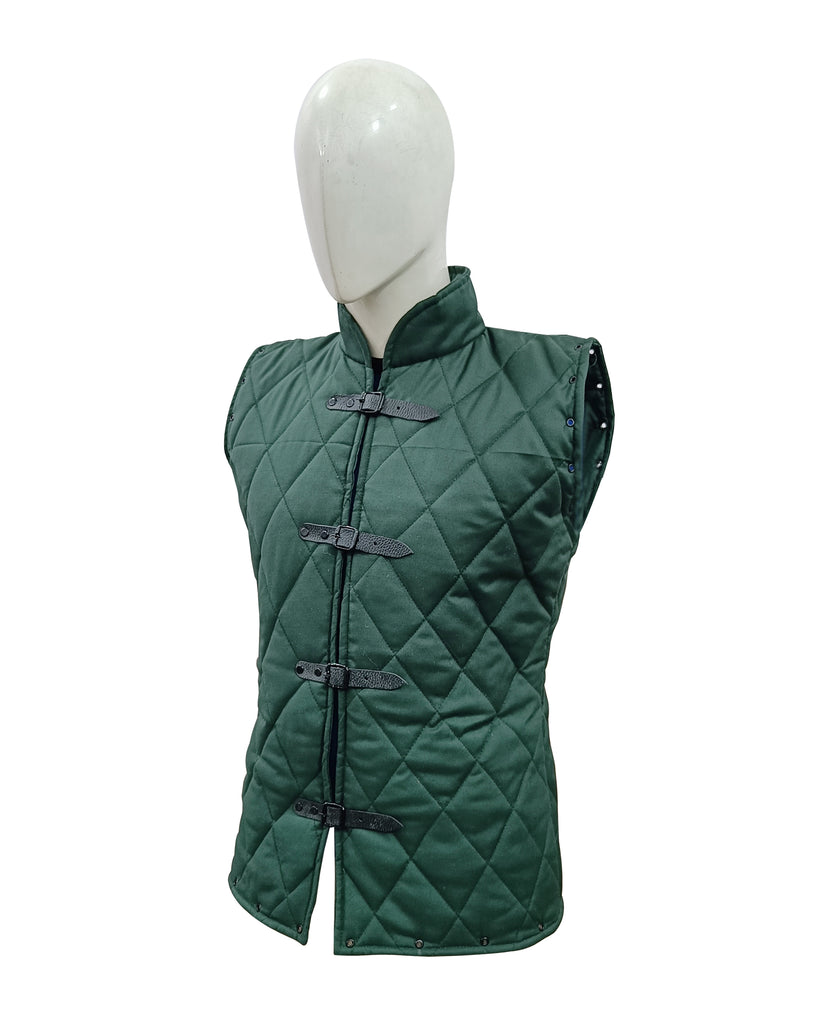 Authentic Medieval Cotton Padded Gambeson for Cosplay and LARP