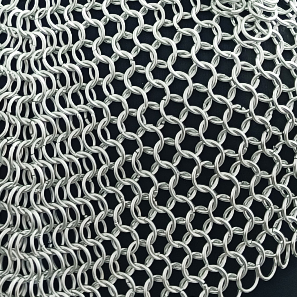 Medieval Chainmail Top for Women Aluminum Halter Bra Gothic LARP Armor Cosplay Halloween Festival Outfit