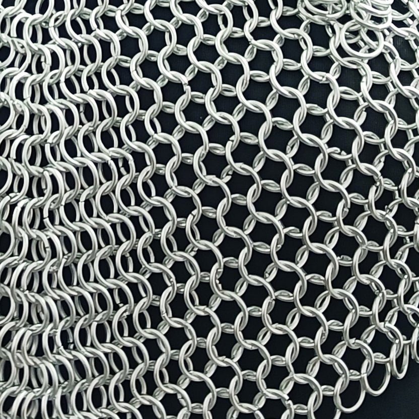 Medieval Chainmail Top for Women Aluminum Halter Bra Gothic LARP Armor Cosplay Halloween Festival Outfit