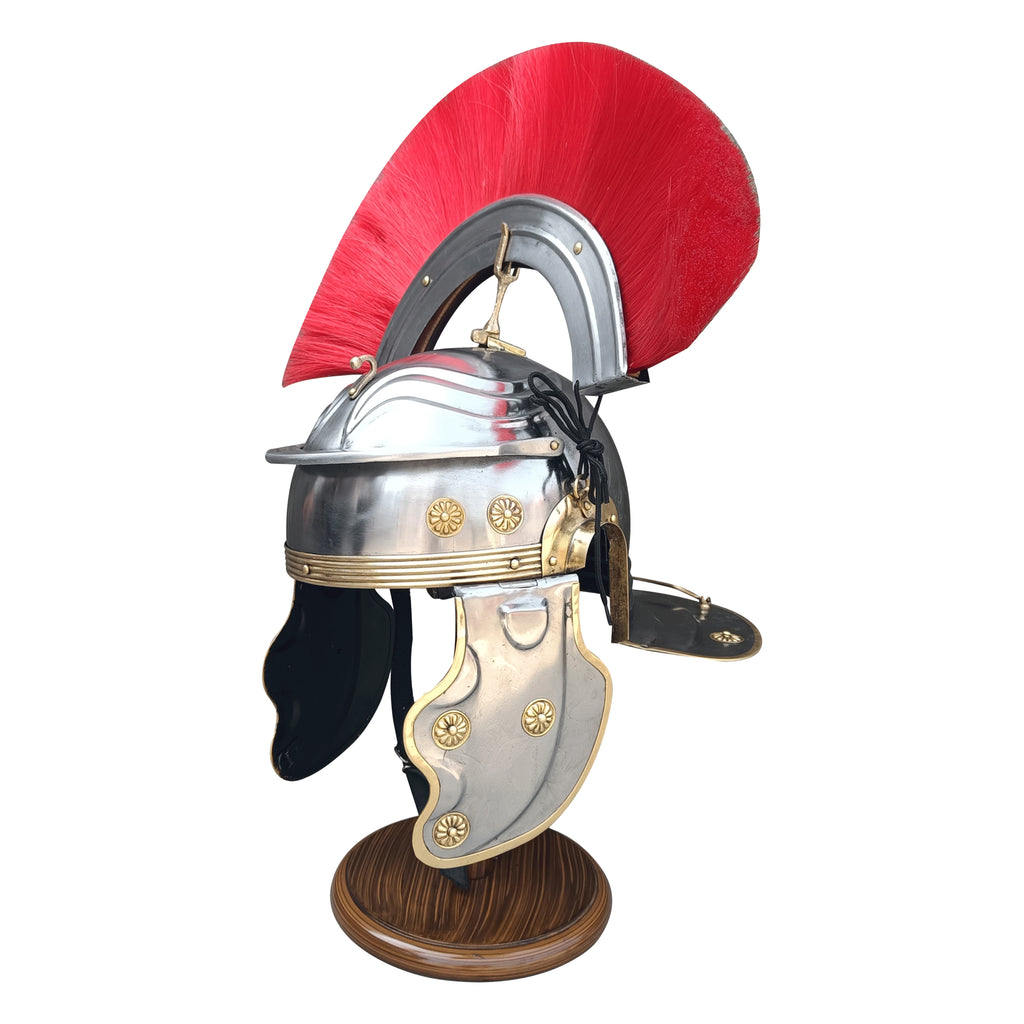 Roman Centurion Helmet Medieval Reenactment and Cosplay Armor