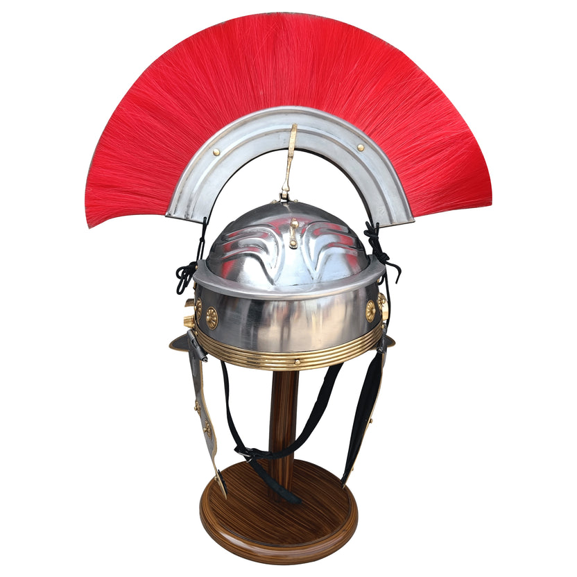 Roman Centurion Helmet Medieval Reenactment and Cosplay Armor